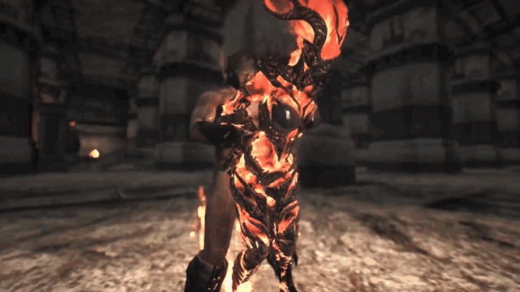 Skyrim Female Monster Flame Atronach Porn