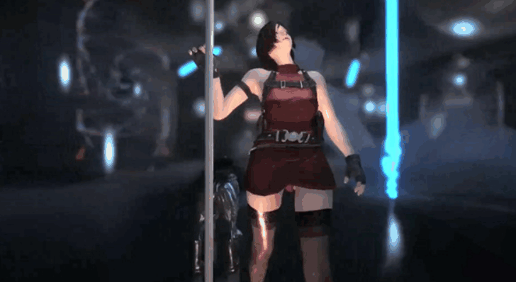 Skyrim Ada Wong&#039;s Sexy Pole Dance