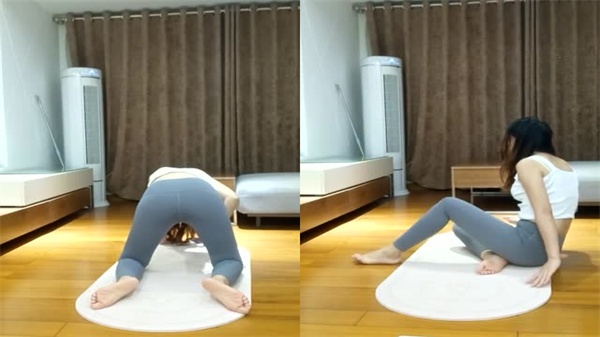 马尾长腿苗窕少妇发骚自慰被小叔趁机乱入操